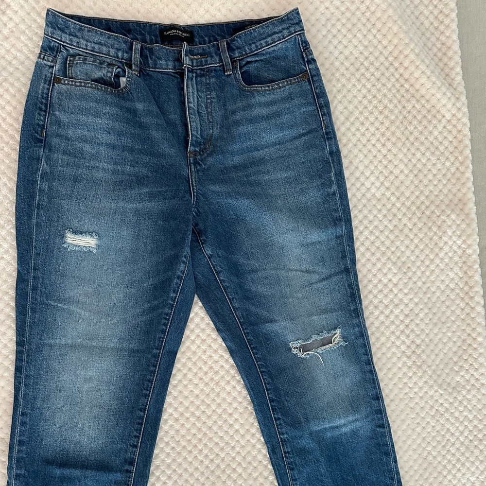 Banana Republic Blue Ankle & Cropped Jeans